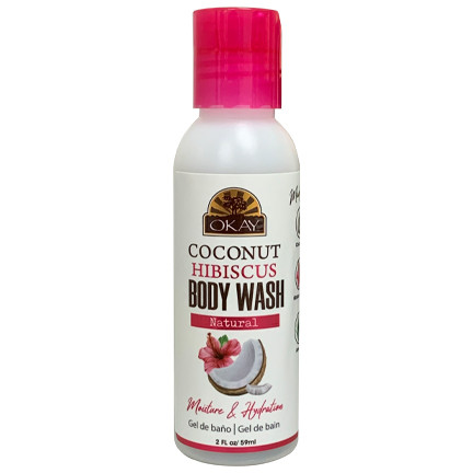 OKAY Coconut Hibiscus Body Wash - 2 oz / 59 ml